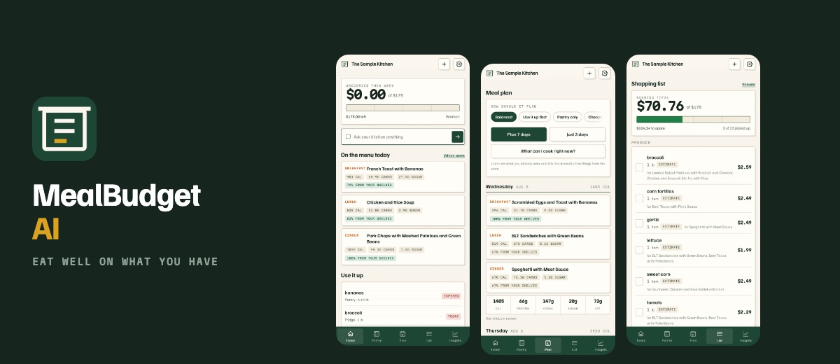 MealBudget AI