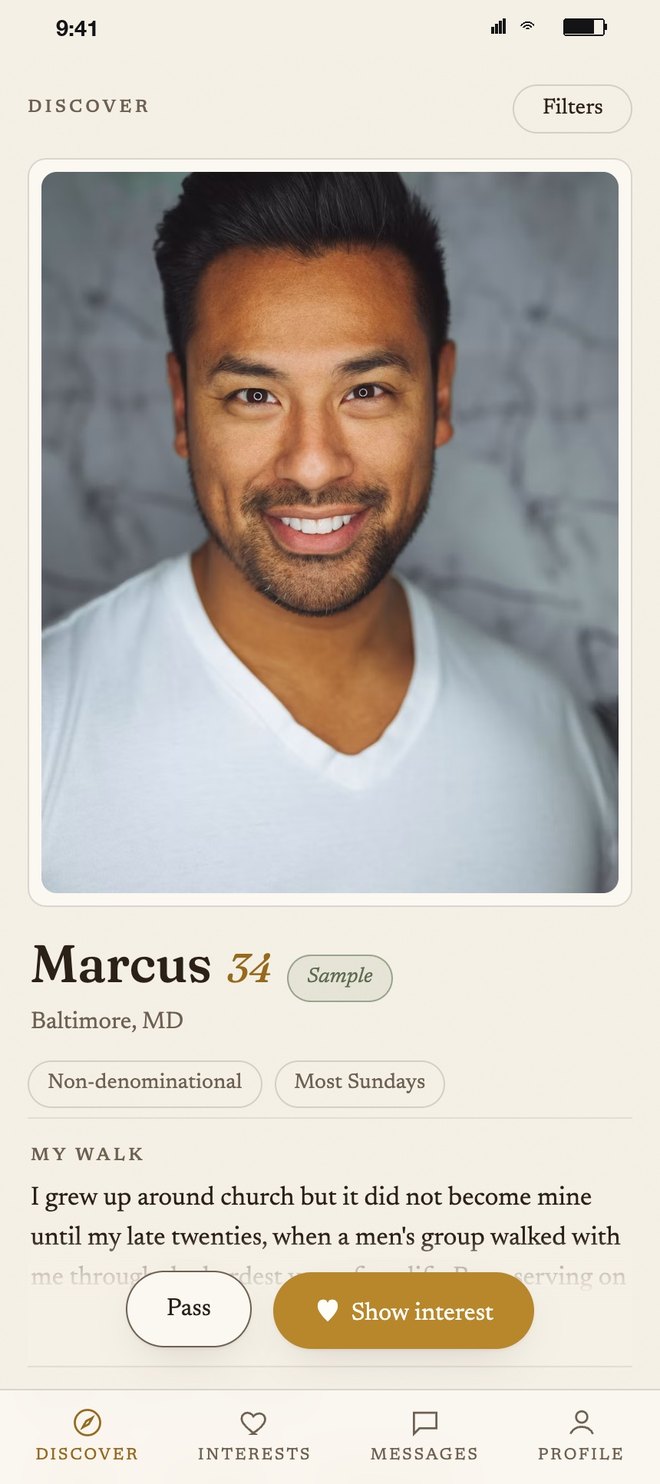 Discover: one profile at a time