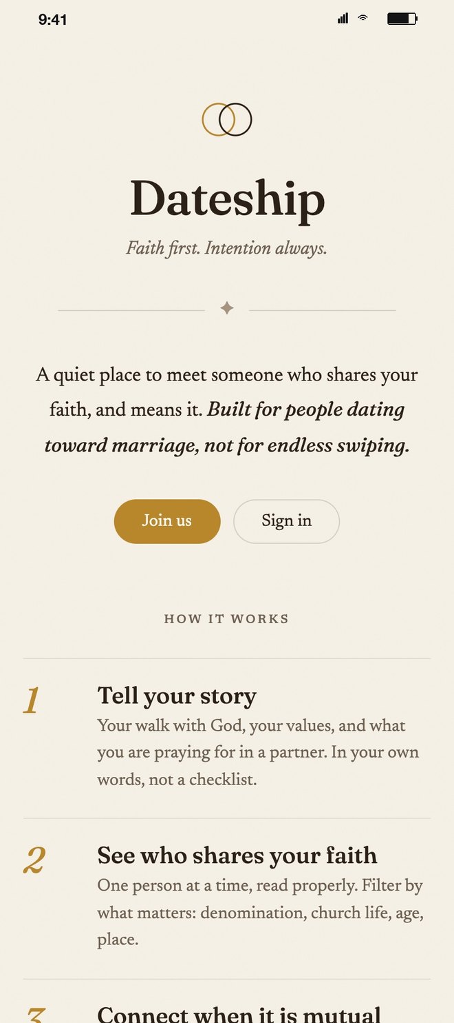The Dateship front door