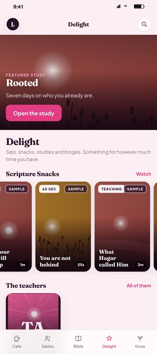 Delight, the content library