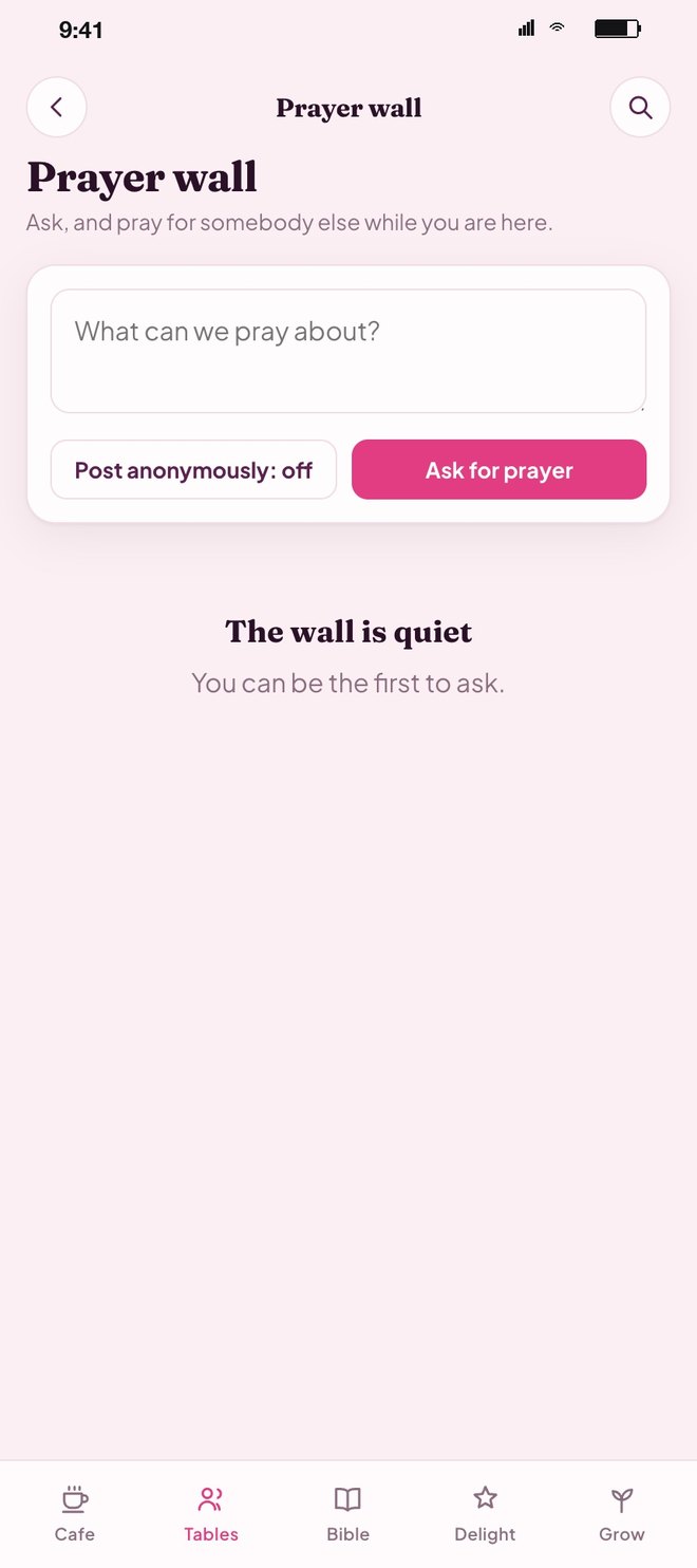 The prayer wall