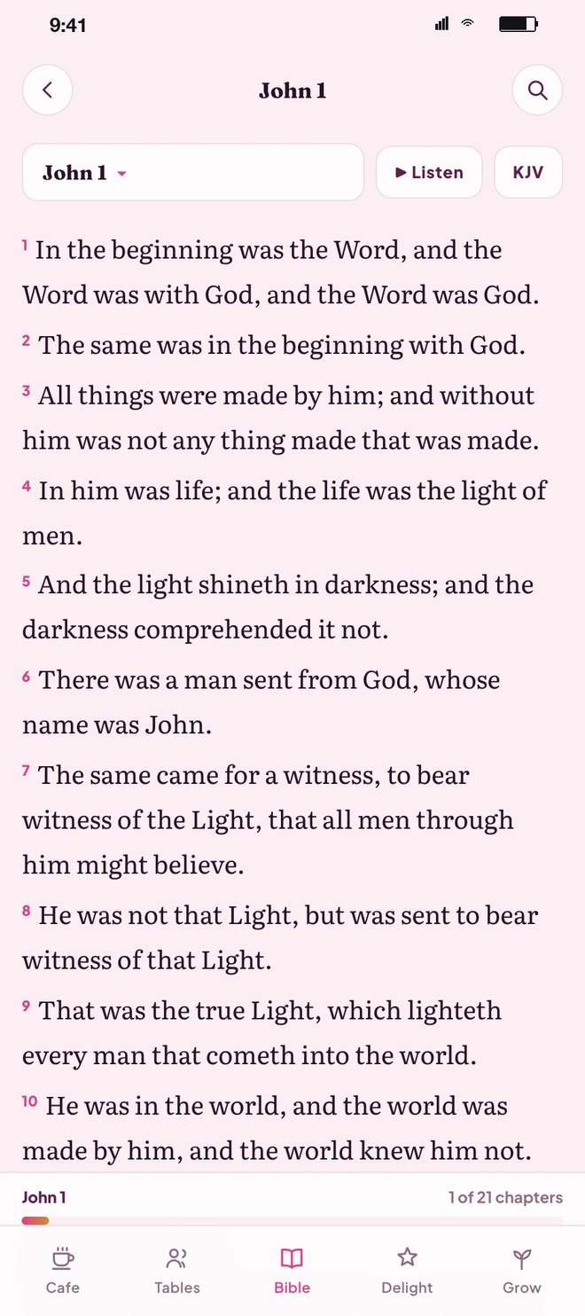 Reading John 1