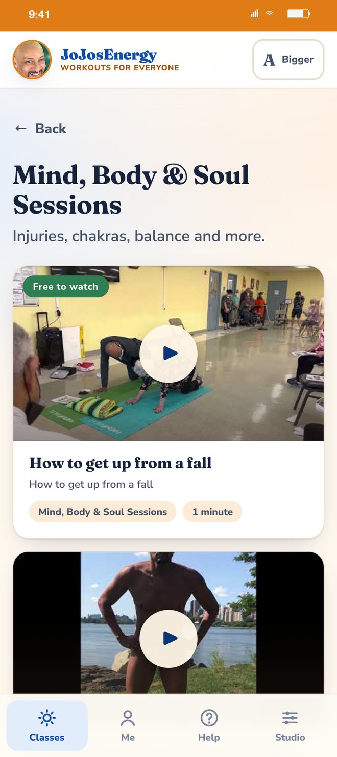 Mind, Body and Soul Sessions: injuries, chakras, balance and more, one marked free to watch