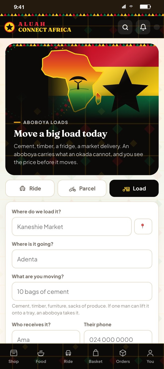 Move a big load by aboboya
