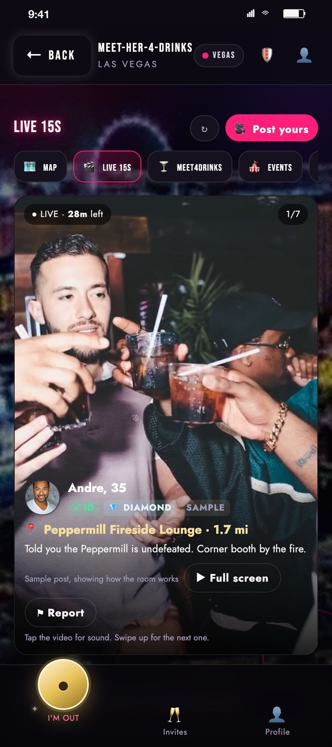 Live 15 second posts