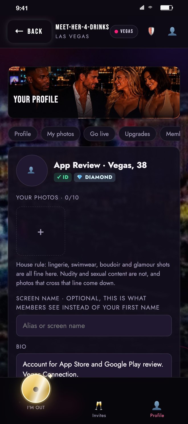 A verified profile