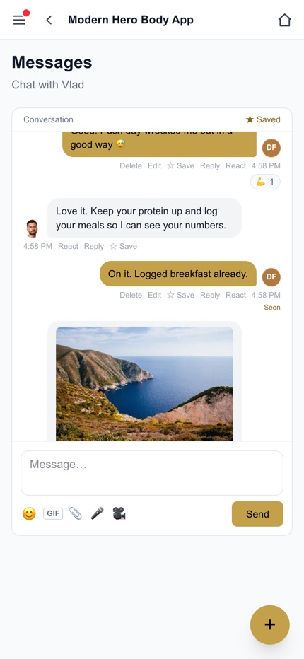 Coach chat