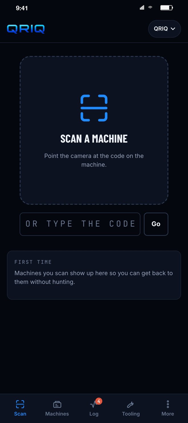 Scan a machine