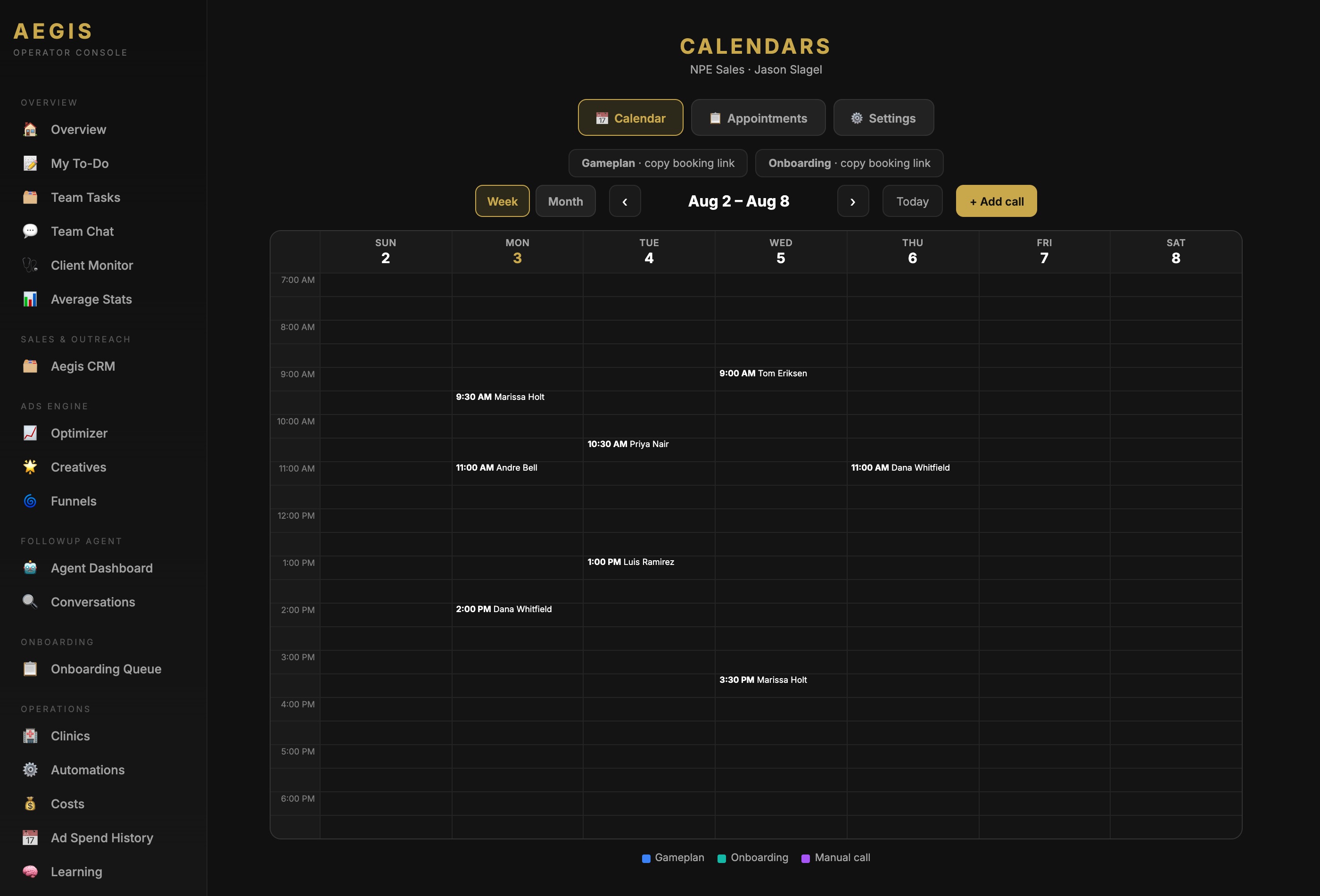 The calendar