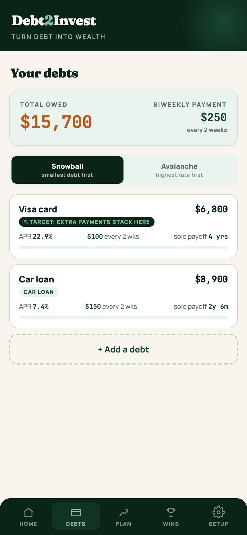 Every debt