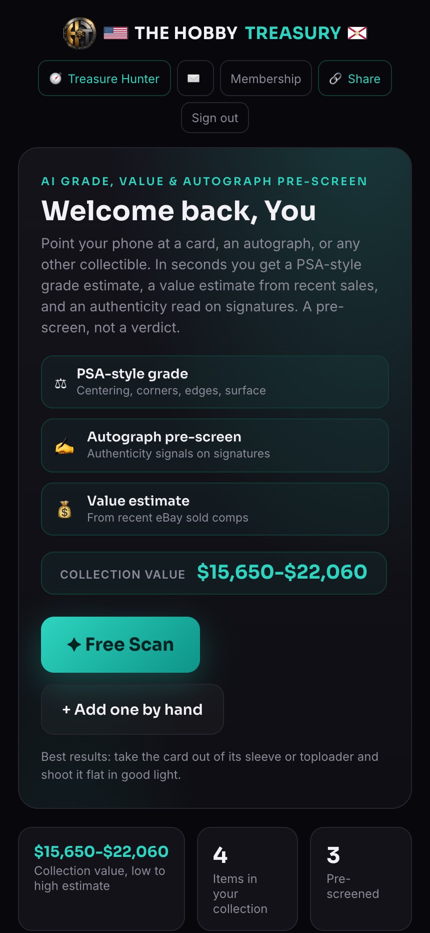 Point and scan